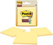 Post-it Super Sticky Notes Yellow 76x76mm 3321-SSCY (Pack of 3)