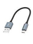 CableCreation Short Micro USB Cable 0.5FT, Micro USB to USB Cable Triple Shielded Fast Charger Cable Compatible with PS5/PS4, Raspberry Pi Zero, Chromecast, Phone, 6 inch Grey