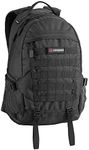 Caribee Unisex Ranger Backpack, 25 Liter Capacity, Black