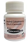 Zincasin -iG with Zinc L carnosine 75mg Complex, Bovine Colostrum 500mg | Stomach Lining immunity Booster, Supports Digestive Tract, Gut health Supplements- 30 Vegetarian Capsules