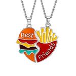 Matching Necklaces for Best Friends Birthday Graduation Gifts for Women Girls BFF Bestie Matching Friendship Necklace for 2 Girls Christmas Gift