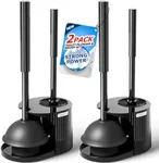 FORASTO 2Pack 2 in 1 Toilet Brush a