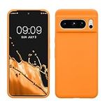 kwmobile Case Compatible with Google Pixel 8 Pro Case - TPU Silicone Phone Cover with Soft Finish - Fruity Orange