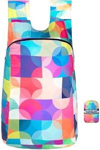 Nanobag Daypack - Ultralight 16L Foldable Travel & Hiking Backpack, Reusable, Packable, Collapsible Bag for Men & Women
