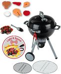 Theo Klein 9401 Weber Premium Kettle Barbecue with Light & Sound I Incl. accessories I Magnetic lighter to activate the charcoal I For children aged 3 years and up