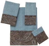 Avanti Linens Bradford Embellished 4-Piece Decorative Towel Set Mineral