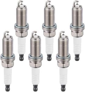 SYKRSS 6858 Iridium Spark Plugs 6 Pack - Compatible with Lexus IS250 2006-2015,IS300 2016-2017,IS350 2006-2017, GS300 2006,GS350 2007-2011 2013-2015,GS450h 2007-2011, RC300 2016-2017,RC350 2015-2017
