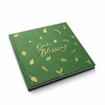 Blessed Olive Baby Memory Book | Baby Record book | First Year Keepsake Journal for New Moms | Premium Newborn Gift | Baby Milestone Book & Photo Album
