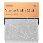 WICOLO Stone Bath Mat, Diatomaceous