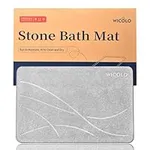 WICOLO Stone Bath Mat, Diatomaceous