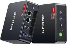 GMKtec M6 Ultra Gaming Mini PC Ryzen 7640HS (Upgraded 6600H/ 6800H), 32GB RAM DDR5 512GB SSD Dual NIC LAN 2.5GbE Desktop Computers Office Home, Triple 4K Display, WiFi 6, USB4, BT 5.2, DP, HDMI 2.0