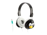 Griffin KaZoo MyPhones Penguin Over Ear Headphones - Black/White