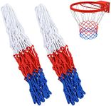 Yolev 2 Heavy Duty Basketball Net Nylon Basketball Net for School Playgrounds for Outdoor Indoor Sports