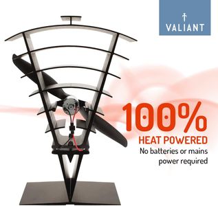 Valiant Vanquish Stove Fan – Heat Powered, Silent Operation