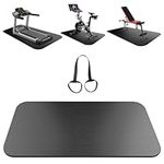 Treadmill Mat (81 x 190 cm),Exercise Bike Trainer Mat, Exercise Equipment Mat,Elliptical Machine Mat,Protective Floor Mat for Under Stationary Bike, Spin Bike, Fitness Equipment