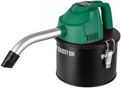 Dusty Bin DB21 Ash Vacuum Cleaner - Portable Handheld Ash Vac & Bagless Vacuum Cleaner for Log Burner, Workshop, Chimney or Outdoor BBQ, HEPA Filtration System, Corded Design, 4L Capacity Cylinder