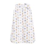 HALO Baby Sleeping Bag | 0.5 TOG SleepSack | 100% Cotton, Jungle Sleeping Sack For Newborn Babies | Easy Zip Access Nappy Change | Unisex, Boys & Girls, 0-6 Months