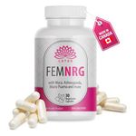 Lotus FEMNRG Maca and Ashwagandha Supplement, Hormone Balance Supplements Women Formula, Supports Energy, Blood Flow and Vitality, Made with Natural Ingredients, 30 Vegetarian Capsules