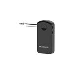 Musesonic Bluetooth Audio Receiver Car Kit with CSR Chipset Wireless Adapter with Mic 3.5mm Aux Stereo Output for Music System (Black)