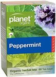 Planet Organic Peppermint 50 Tea Ba