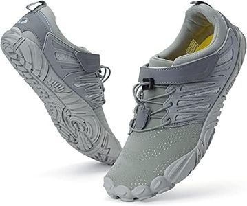 WHITIN Women's Minimalist Barefoot Trail Running Shoes | Wide Toe Box Size 6.5-7 Grey 37