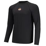 Ergodyne N-Ferno 6436 Men’s Lightweight Base Layer Shirt, Performance Fit, Breathable Material, Long Sleeve