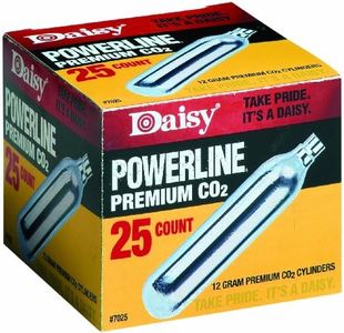 Daisy Outdoor Products 25 Count CO2 Cylinder, Silver, 12gm