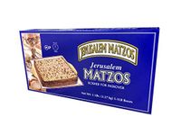 Jerusalem Matzos Passover Matzos, 5-1 lb Packages with one Resealable Stay-Fresh Pouch