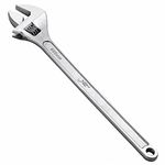 JeTech AW-24 - NORMAL TYPE ADJUSTABLE WRENCH (Chrome Plated)