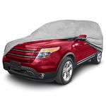 Budge Duro SUV Cover Fits Large SUVs up to 229 inches, UD-3 - (Polypropylene, Gray)