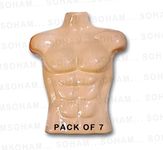 SOHAM SHREE ᵀᴹ : Male Body Hanger | Non-Breakable Plastic Men Body Shell Mannequin- Dummy Type Hangers Kurta Shirt Display Stands - Regular Size (Skin, 7)