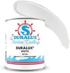 DURALUX Marine Enamel, White, 1 Quart, Topside Paint for Boats and Other Onshore or Offshore Marine Maintenance Applications, Adheres to Steel, Metal, Wood, Fiberglass & Aluminum