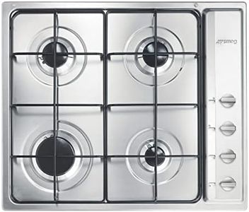 Smeg Cucina 60cm 4 Burner Gas Hob - Stainless Steel