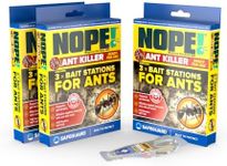 NOPE! Ant Killer Bait Station (9 x 5g) Indoor & Outdoor Ant Traps. Eradicates Ants and their Colony & Nest