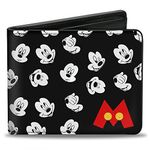 Mickey Mouse Faces Bi-Fold Wallet