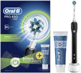 Oral-B Pro 650 CrossAction Electric Toothbrush Powered by Braun