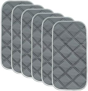 Sunny zzzZZ 6 Pack Baby Waterproof Changing Pad Liners - Quilted Thicker Ultra Soft Changing Table Cover Liners - Durable & Easy to Clean - Grey - 23" x 11"