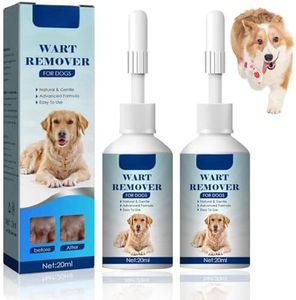 2PCS Wart Remover for Dogs,Dog Skin Tag Remover,Dog Wart Remover,Dog Wart Removal Treatment,Skin Tag Remover for Dogs,Effective Wart Removal for Dogs,Strong Warts Remover Dogs,Natural Dog Wart Removal