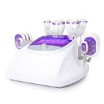 S-Shape Max 6 in 1 Body Massage Kit Skin Care Tools Home SPA Microcurrent Vacuum Beauty Machine Multifunction Massager Anti Cellulite, Skin Tightening, Winkle Removal Elitzia ETSD45S2SB