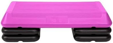 Freestyle STEP Exercise Step Platform, Circuit Size Stepper for Exercise at Home with 4 Stackable Risers for Height Adjustments