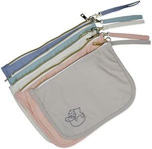 Mother Load - Diaper Bag Organizing Pouches, Small Organizing Bags, 5-Piece Set of Embroidered Diaper Bag Pouches, Vintage Pastels