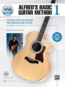 ALFRED'S BASIC GUITAR BOOK 1: The Most Popular Method for Learning How to Play, Book & Online Audio