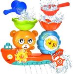 Baby Bath Toys for Kids Ages 1-3 Toddler Bath Toy Bear Bathtub Toys for Babies 12 Months Boys Girls Infant Water Tub Toys 1 2 3 Year Olds Preschool Learning Gift