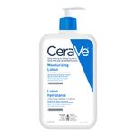 CeraVe Moisturizing Lotion, Daily Lightweight Lotion with Hyaluronic Acid & Ceramides for Women and Men. Suitable for Dry & Sensitive Skin, Fragrance-Free, Non-Comedogenic & Allergy Tested, 473 mL