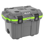 Pelican Elite 30 Quart Cooler (Dark Grey/Green)