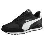 PUMA Unisex ST Runner v2 NL Sneakers, Puma Black-Puma White, 3.5 UK