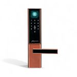 Godrej Smart Lock | 7 in 1 Main Door Digital Lock |WiFi, NFC, Fingerprint, BLE, RFID, PIN, Key | VDP Compatible | for Home & Offices | Rose Gold |3 Yrs Warranty | Made in India | Free Installation