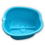 Alapaste Foot Bath Tub Large Foot Spa Bucket and Massager Plastic Foot Basin for Soaking Feet,Toe Nails and Ankles,Blue