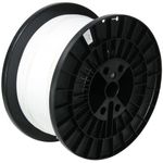 Polymaker 5kg PETG Filament 1.75mm, Strong PETG 3D Printer Filament White - PolyLite PETG 3D Printing Filament, Cost Effective Large Roll PETG 3D Printing Filament for Big Projects