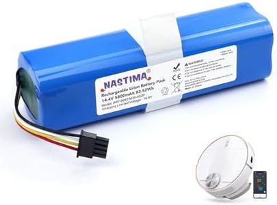NASTIMA 14.4V 5800mAh Replacement Li-ion Battery for Eufy Robovac L70 Hybrid, T2190, T2190G21, Part Number INR18650 M26-4S2P, Vacuum Cleaners Battery with BMS